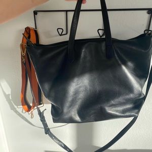 Madewell ziptop tote